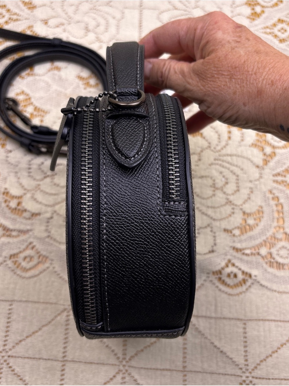 Coach Halloween Black Cat Canteen Crossbody Satchel - Picture 4 of 16